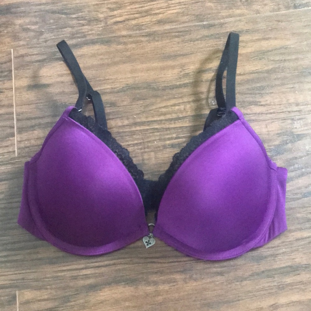 Blackheart Lingerie Sexy Purple Push Up Bra Lace
